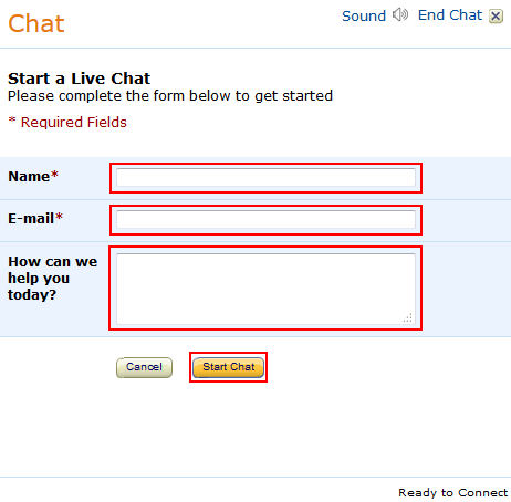 Contact chat amazon
